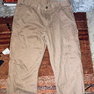 Tan carharrt pants